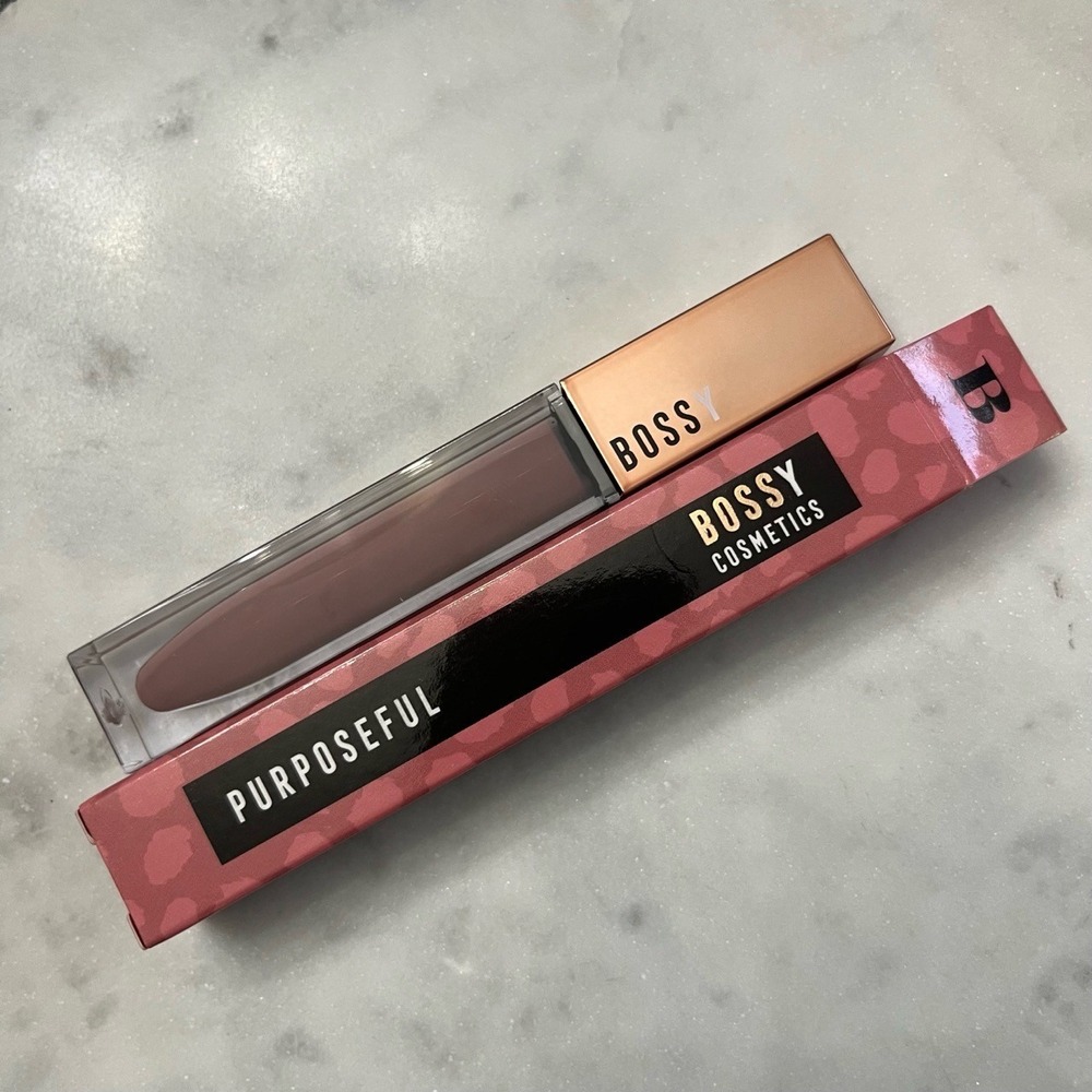 Bossy PURPOSEFUL Lip Gloss Power Woman Essentials Cosmetics Makeup‎ New NIB NWT